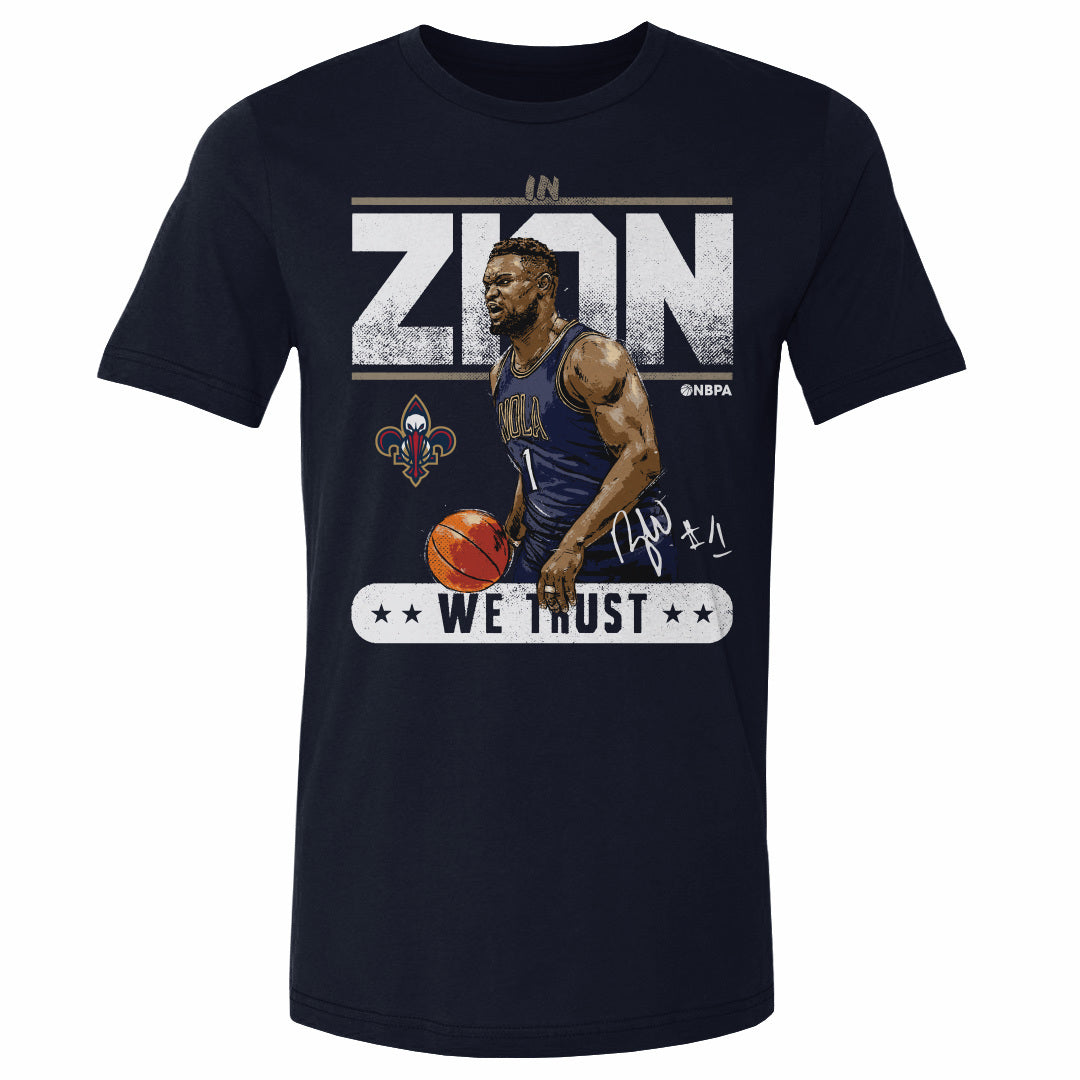 Zion Williamson Men&#39;s Cotton T-Shirt | 500 LEVEL