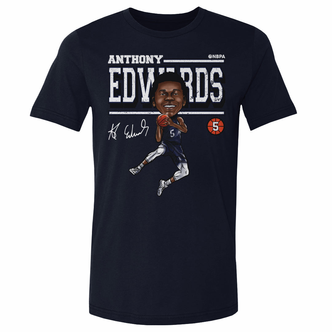 Anthony Edwards Men&#39;s Cotton T-Shirt | 500 LEVEL