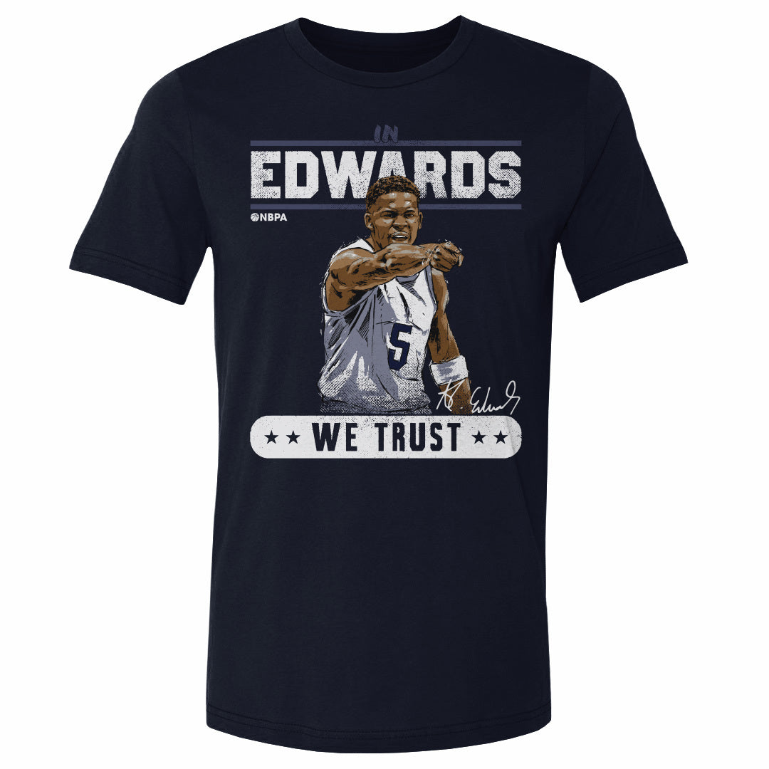 Anthony Edwards Men&#39;s Cotton T-Shirt | 500 LEVEL