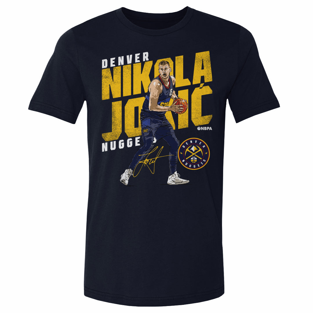 Nikola Jokic Men&#39;s Cotton T-Shirt | 500 LEVEL