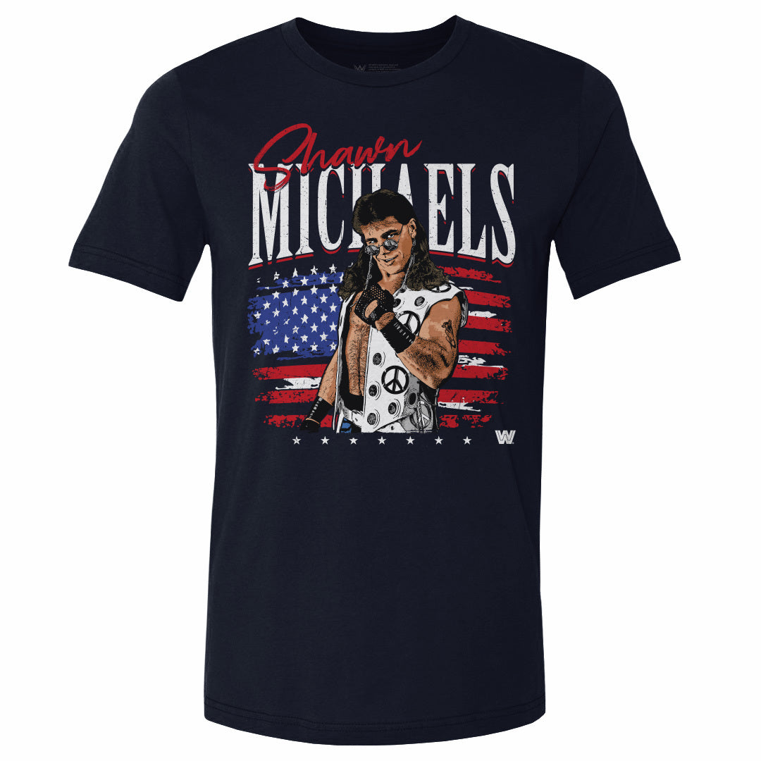 Shawn Michaels Men&#39;s Cotton T-Shirt | 500 LEVEL