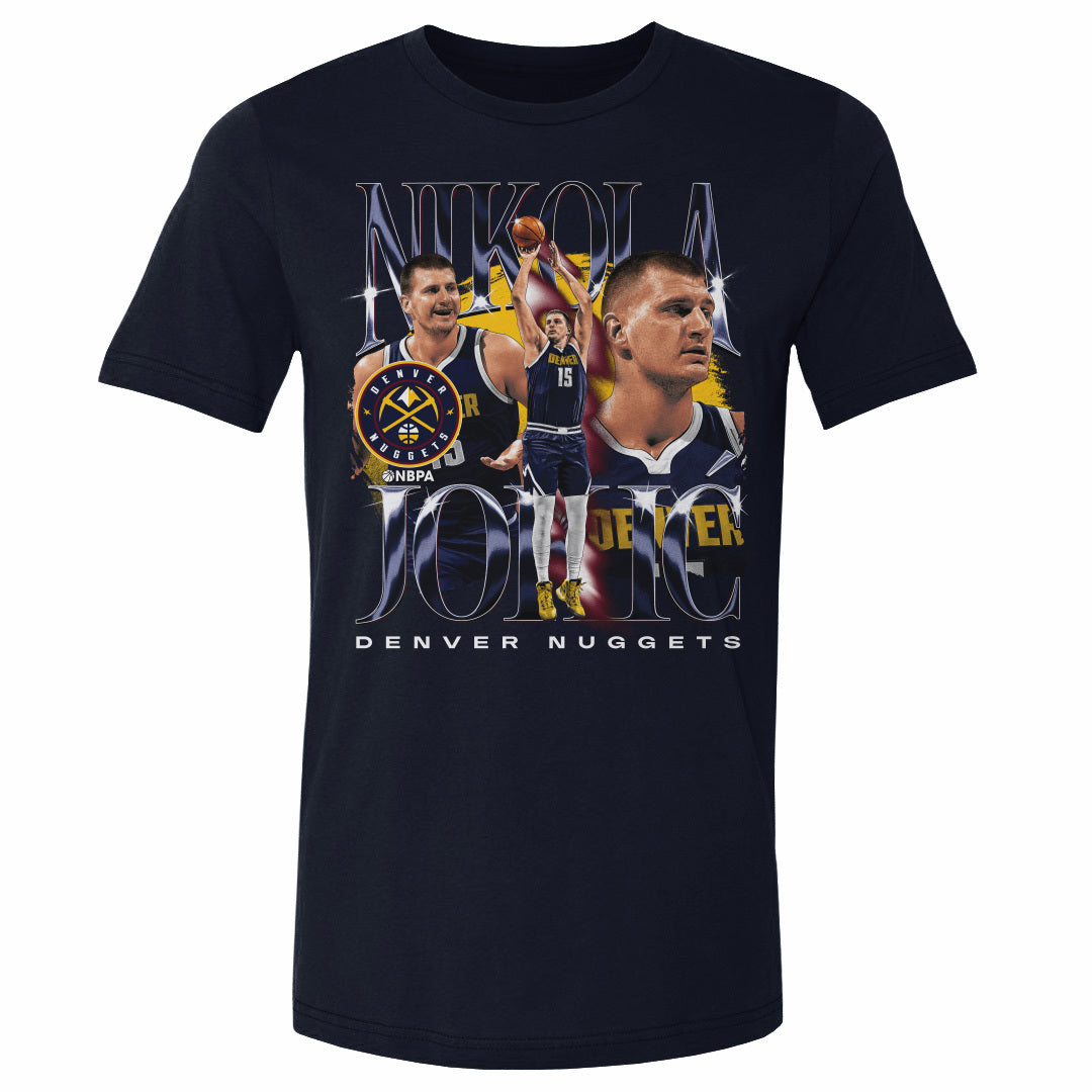 Nikola Jokic Men&#39;s Cotton T-Shirt | 500 LEVEL