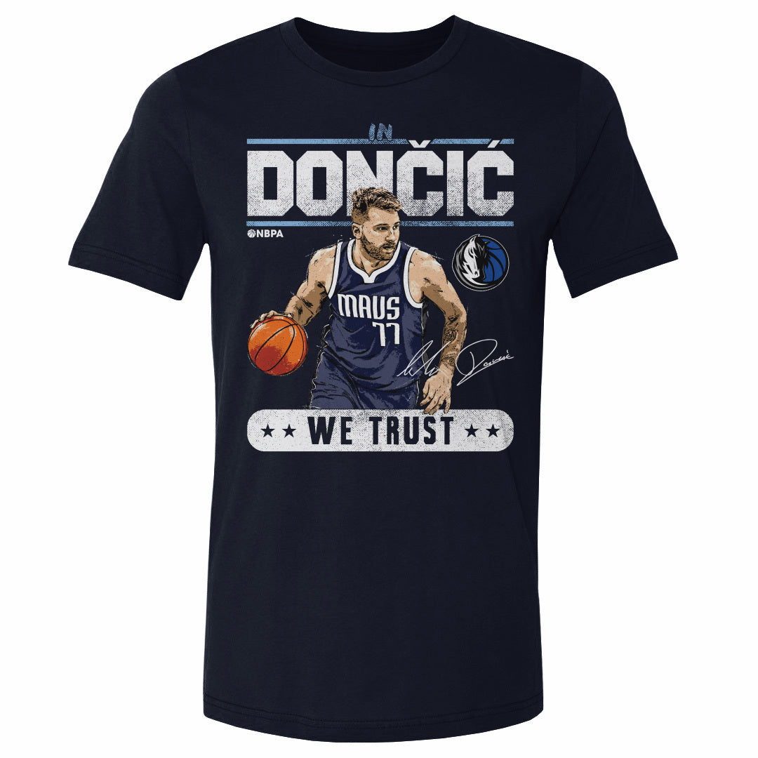 Luka Doncic Men&#39;s Cotton T-Shirt | 500 LEVEL