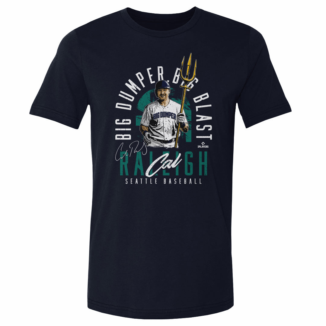 Cal Raleigh Men&#39;s Cotton T-Shirt | 500 LEVEL