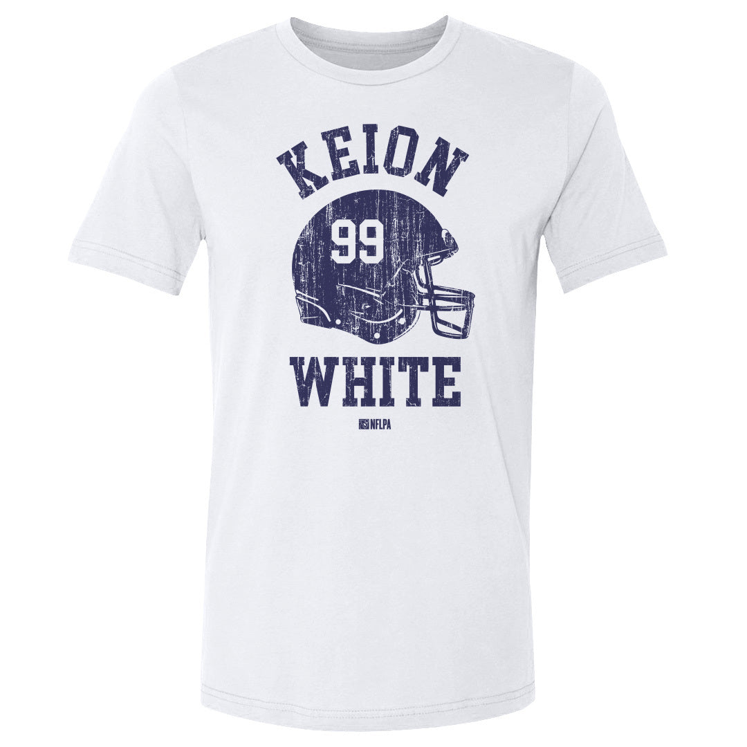 Keion White Men&#39;s Cotton T-Shirt | 500 LEVEL