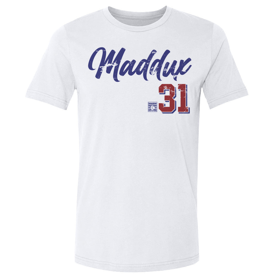 Greg Maddux Men&#39;s Cotton T-Shirt | 500 LEVEL