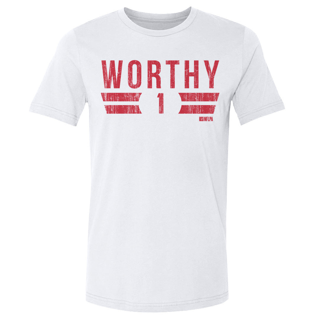 Xavier Worthy Men&#39;s Cotton T-Shirt | 500 LEVEL