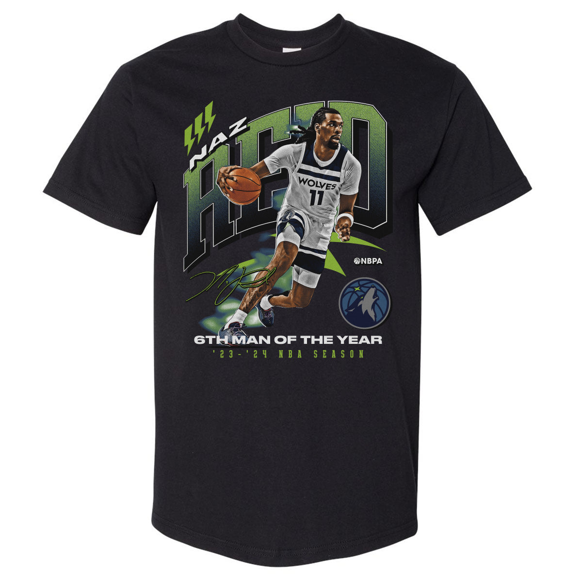 Naz Reid Men&#39;s Heavyweight T-Shirt | 500 LEVEL