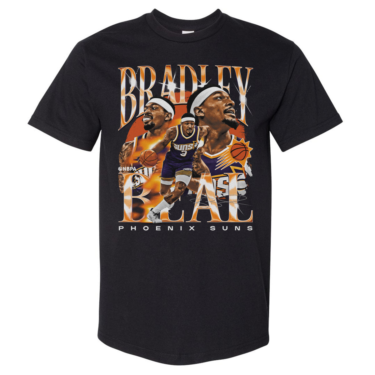 Bradley Beal Men&#39;s Heavyweight T-Shirt | 500 LEVEL