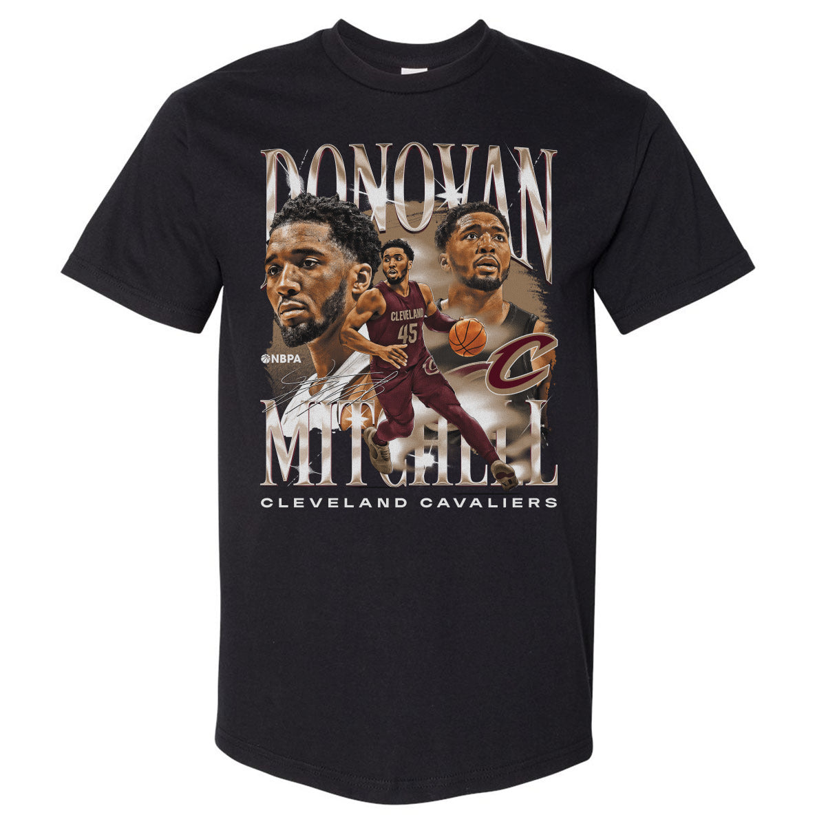 Donovan Mitchell Men&#39;s Heavyweight T-Shirt | 500 LEVEL