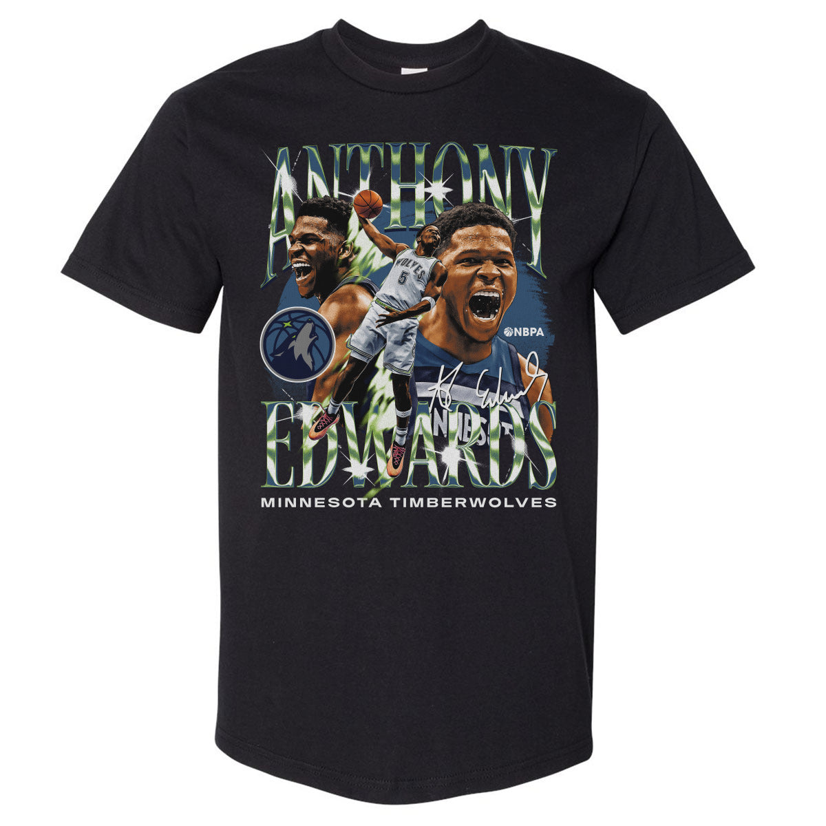 Anthony Edwards Men&#39;s Heavyweight T-Shirt | 500 LEVEL