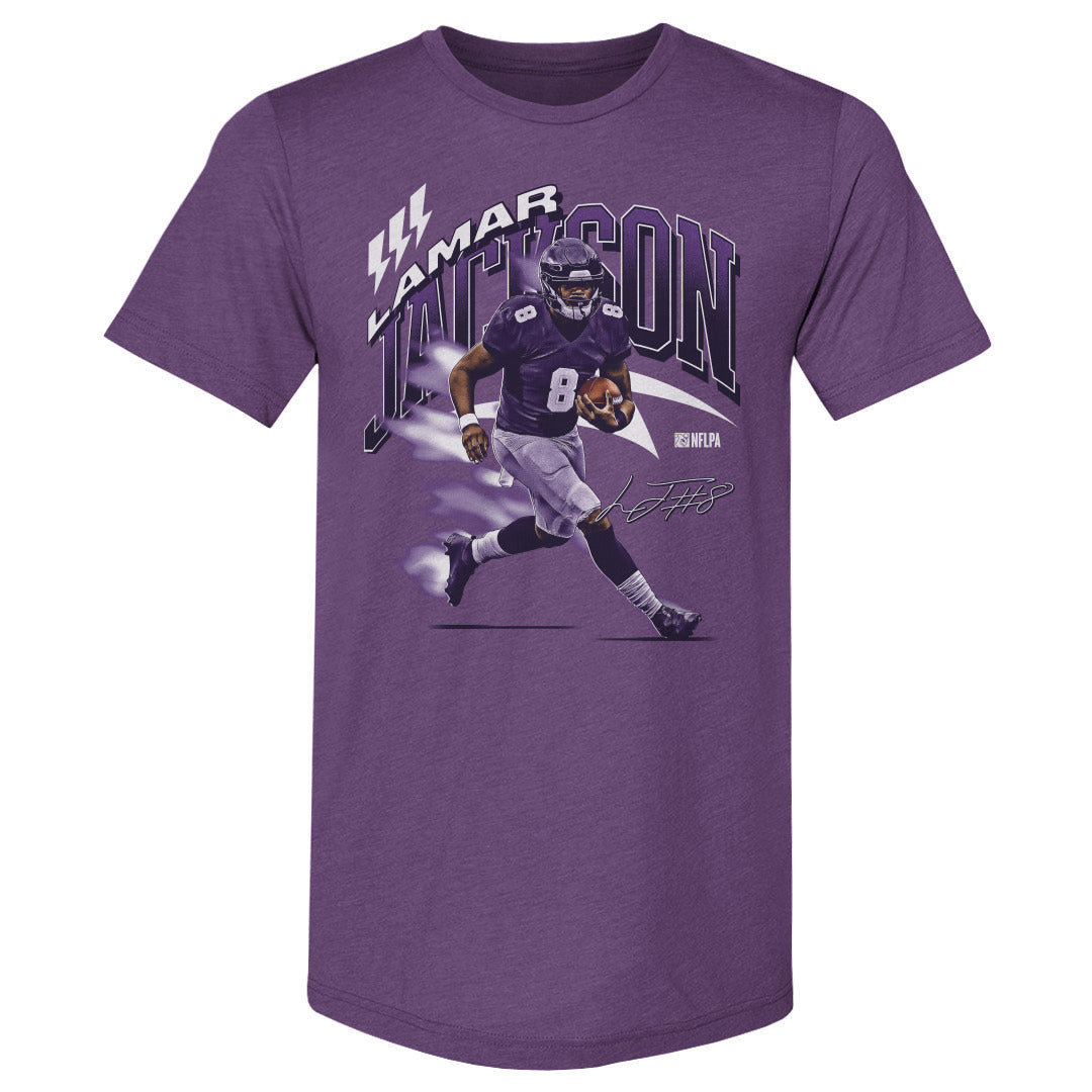 Lamar Jackson Men&#39;s Premium T-Shirt | 500 LEVEL