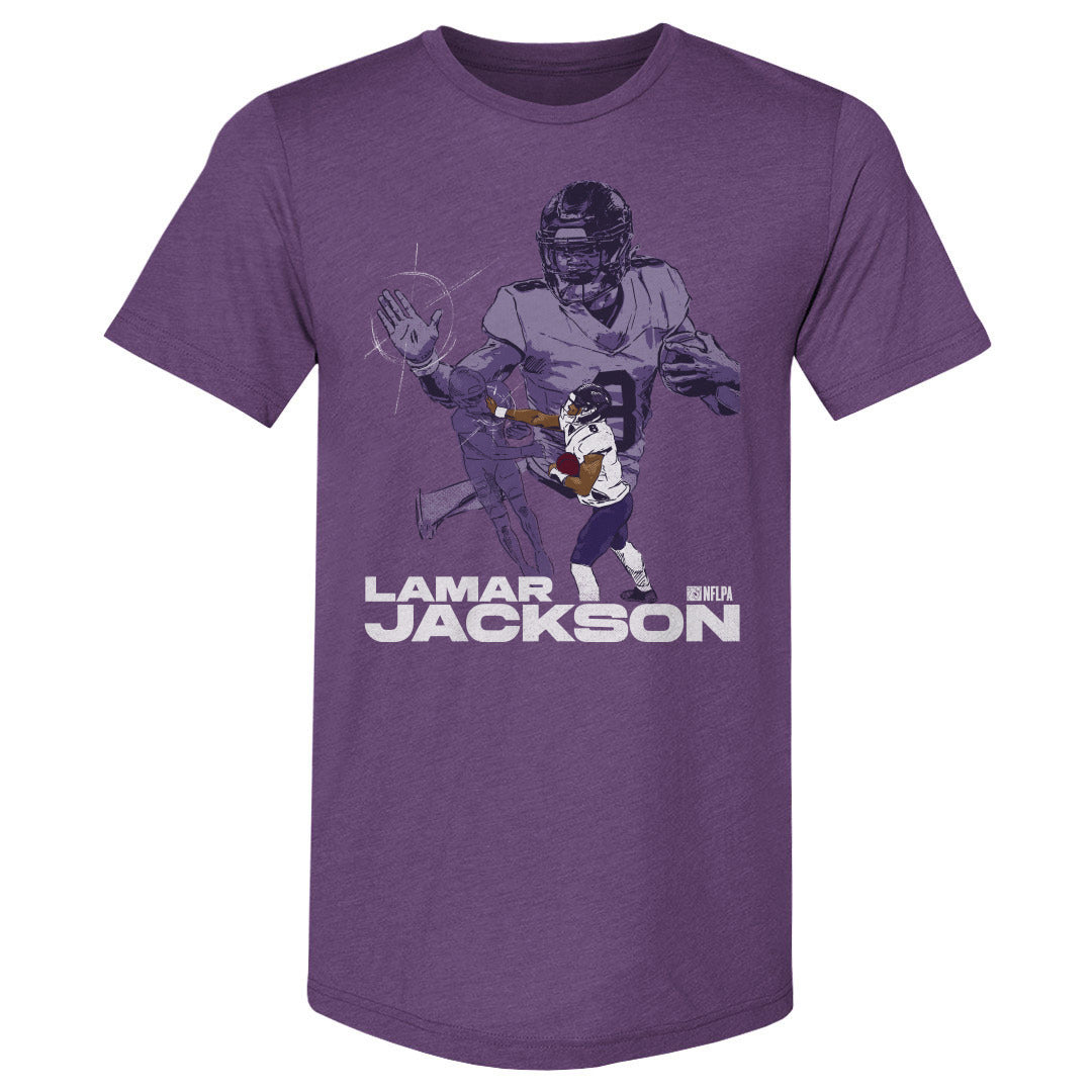 Lamar Jackson Men&#39;s Premium T-Shirt | 500 LEVEL