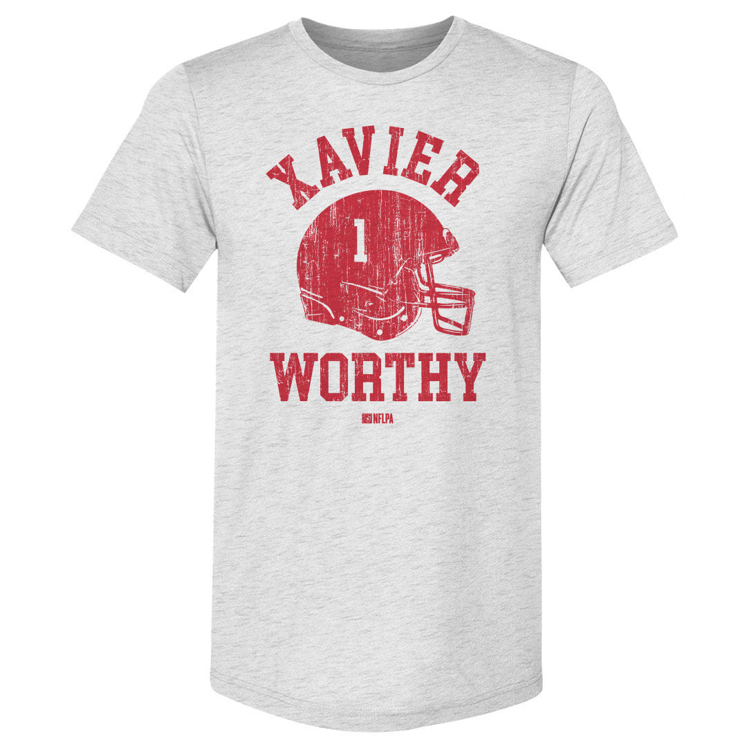 Xavier Worthy Men&#39;s Premium T-Shirt | 500 LEVEL