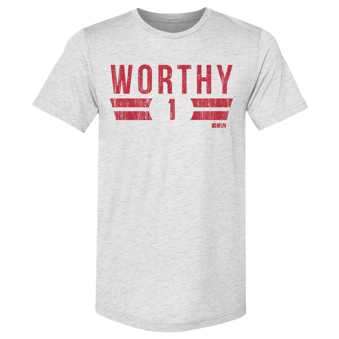 Xavier Worthy Men&#39;s Premium T-Shirt | 500 LEVEL