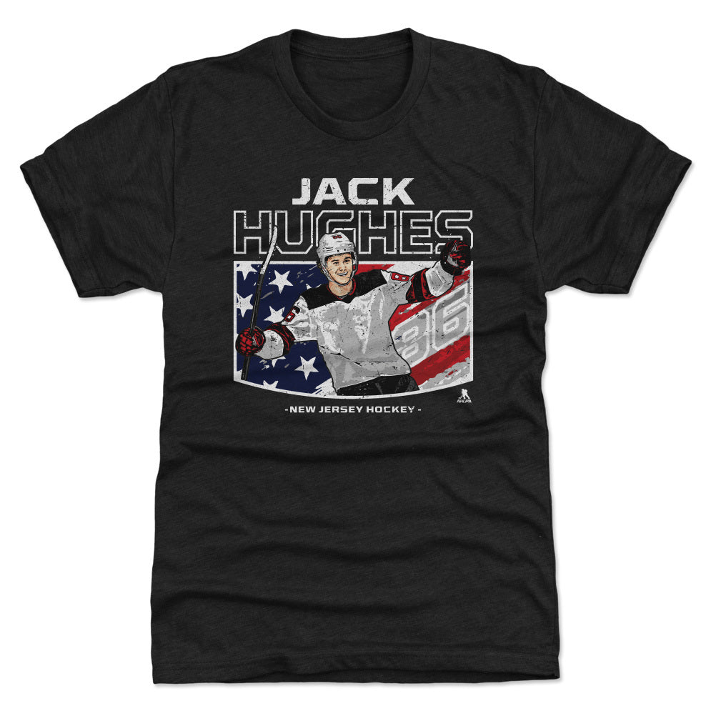 Jack Hughes Men&#39;s Premium T-Shirt | 500 LEVEL