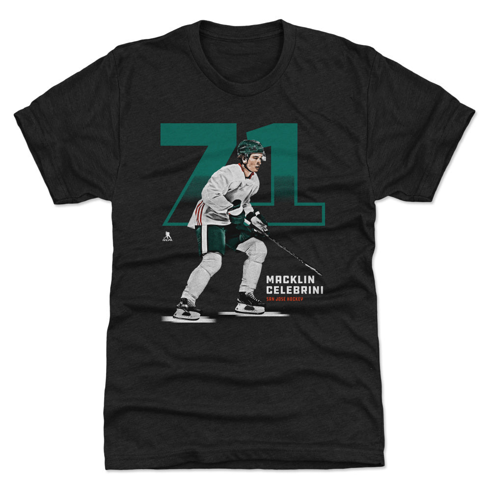 Macklin Celebrini Men&#39;s Premium T-Shirt | 500 LEVEL