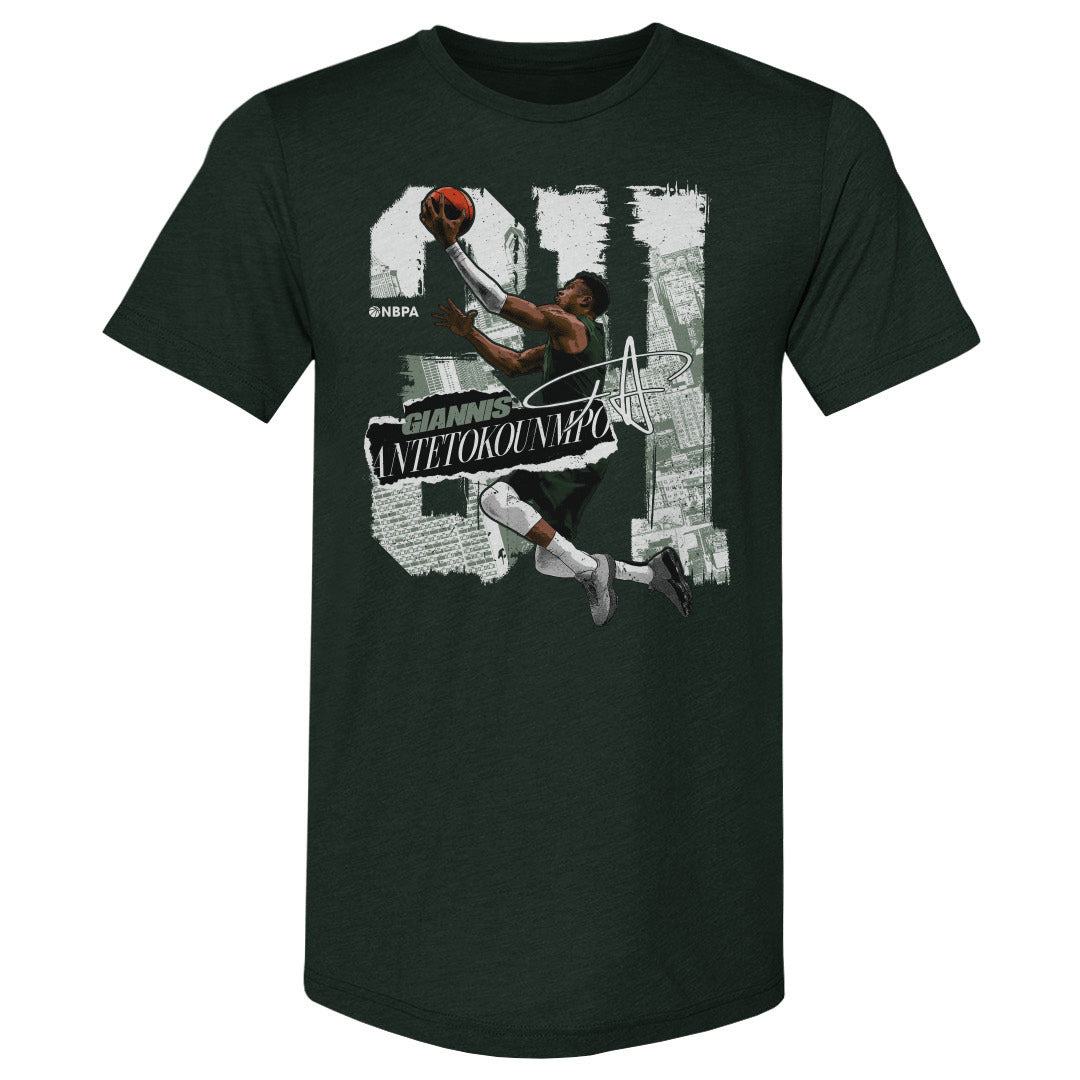 Giannis Antetokounmpo Men&#39;s Premium T-Shirt | 500 LEVEL