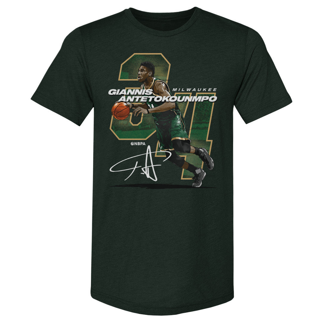 Giannis Antetokounmpo Men&#39;s Premium T-Shirt | 500 LEVEL