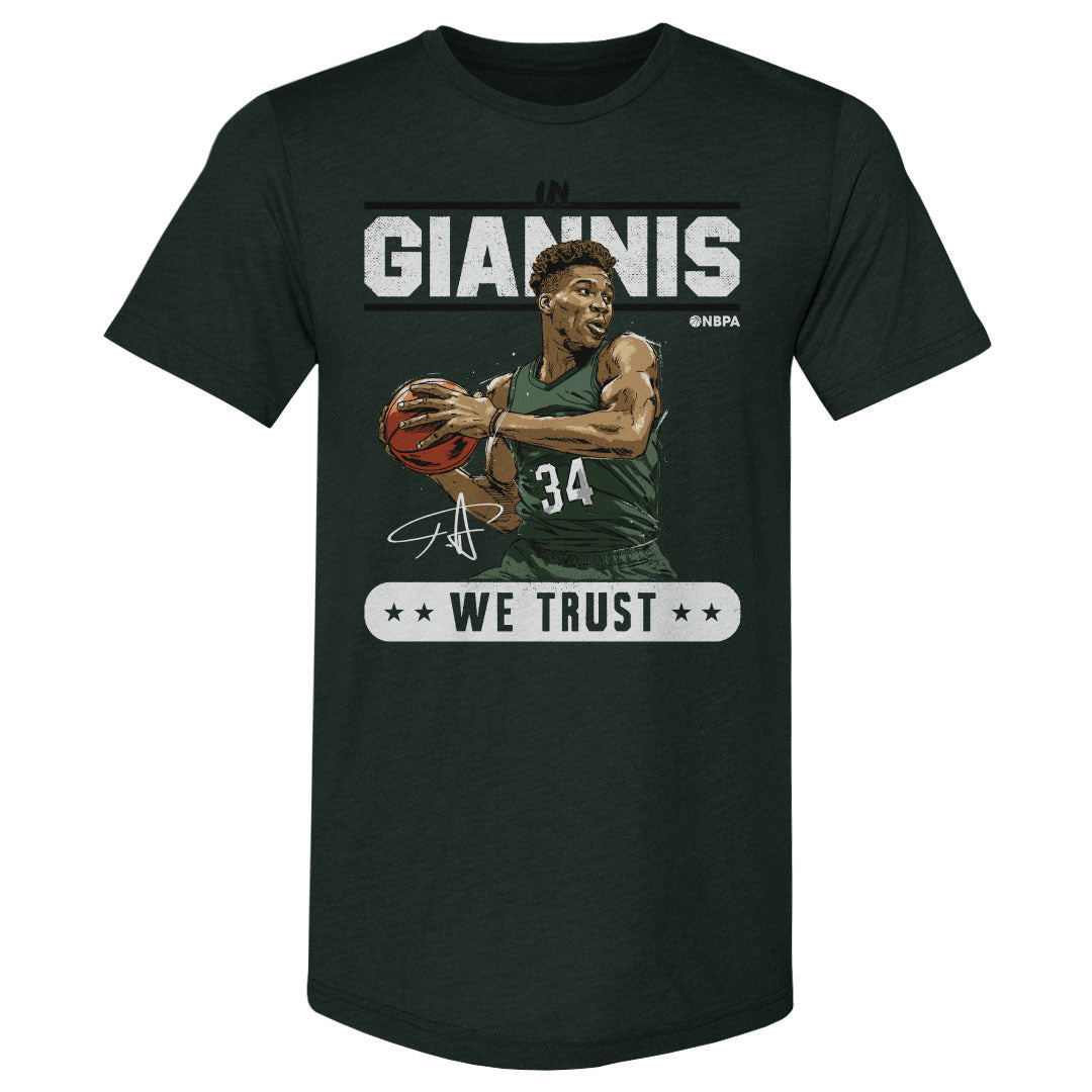 Giannis Antetokounmpo Men&#39;s Premium T-Shirt | 500 LEVEL