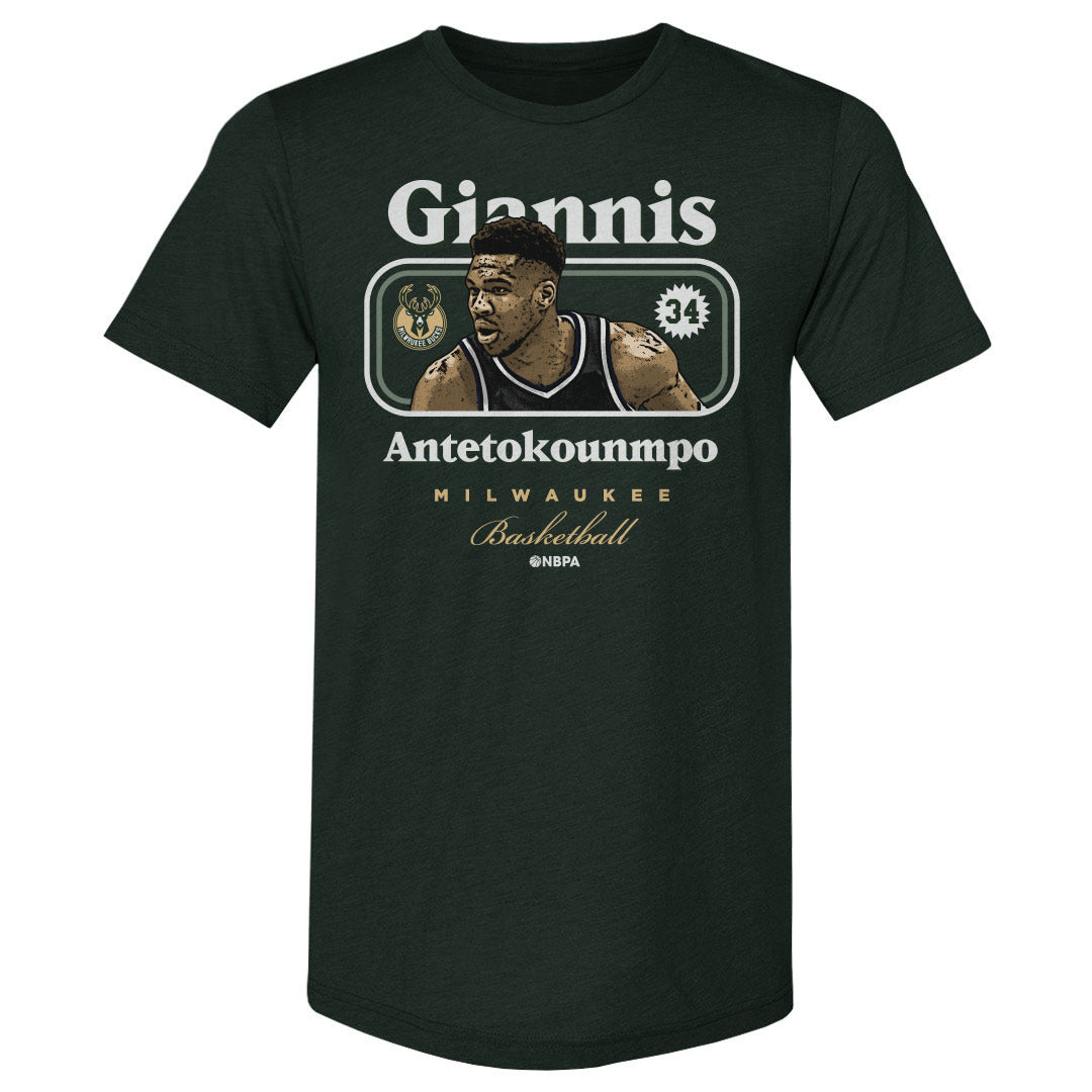 Giannis Antetokounmpo Men&#39;s Premium T-Shirt | 500 LEVEL