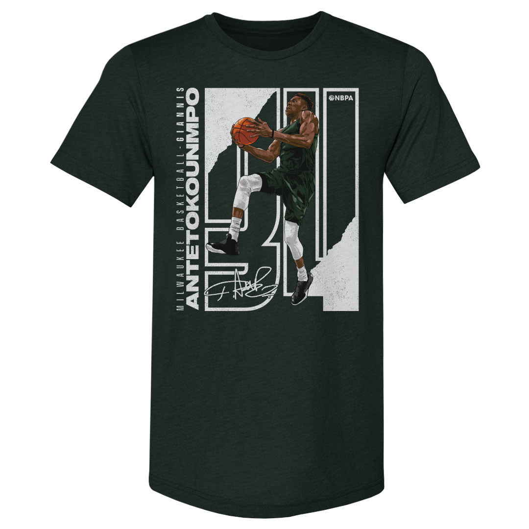 Giannis Antetokounmpo Men&#39;s Premium T-Shirt | 500 LEVEL