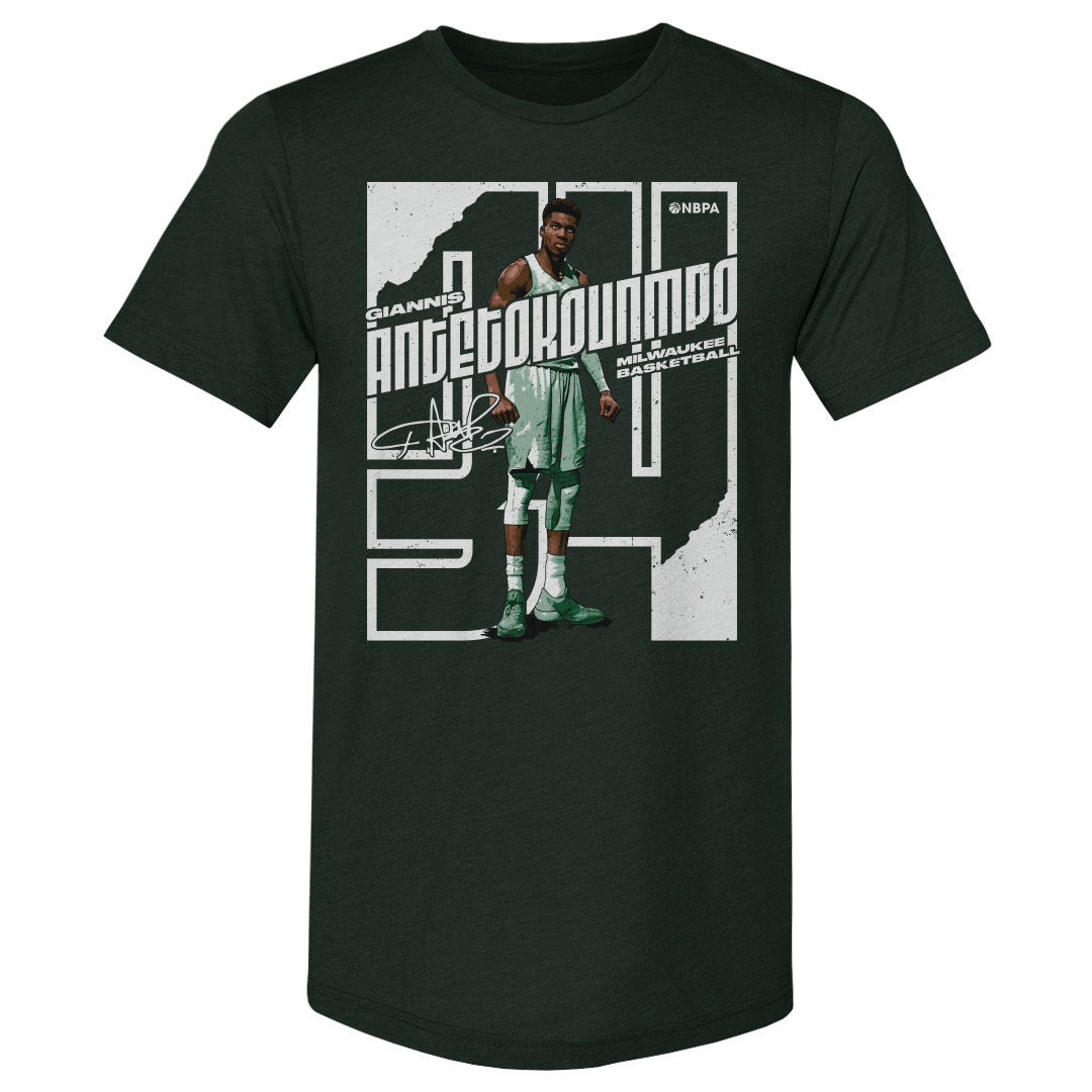 Giannis Antetokounmpo Men&#39;s Premium T-Shirt | 500 LEVEL