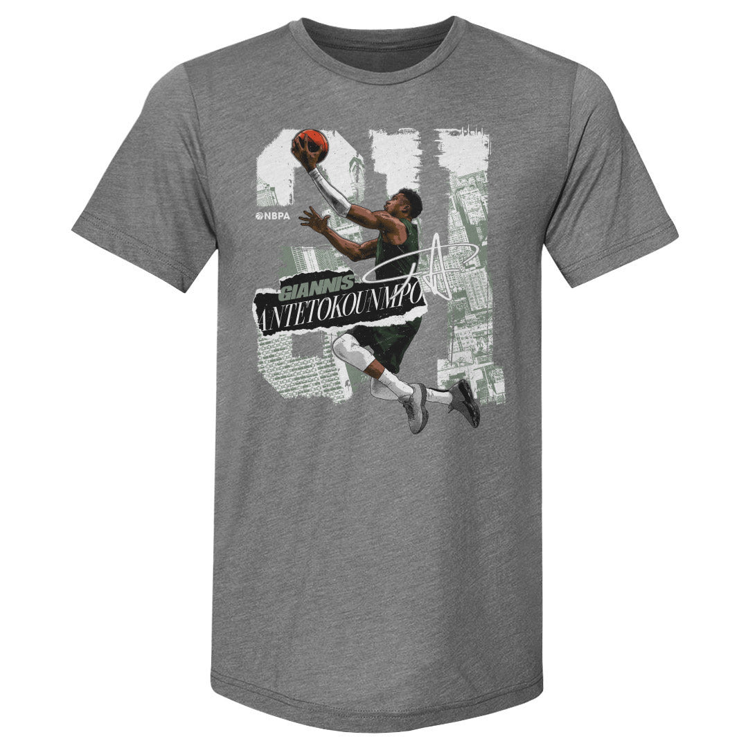 Giannis Antetokounmpo Men&#39;s Premium T-Shirt | 500 LEVEL