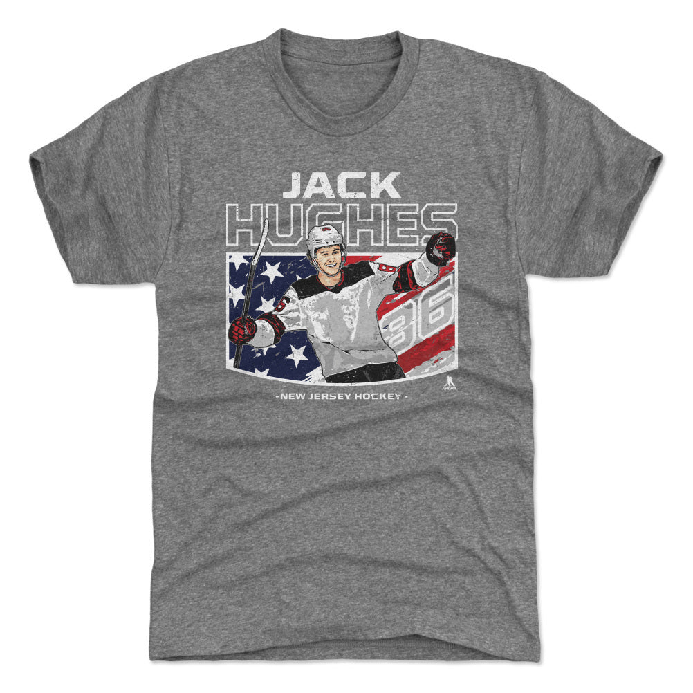 Jack Hughes Men&#39;s Premium T-Shirt | 500 LEVEL