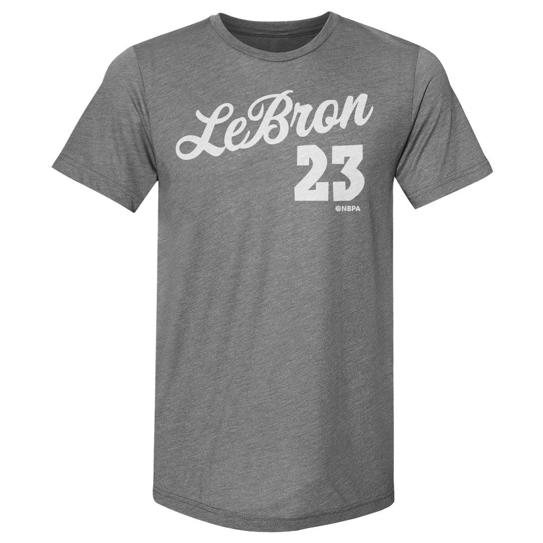 LeBron James Men&#39;s Premium T-Shirt | 500 LEVEL