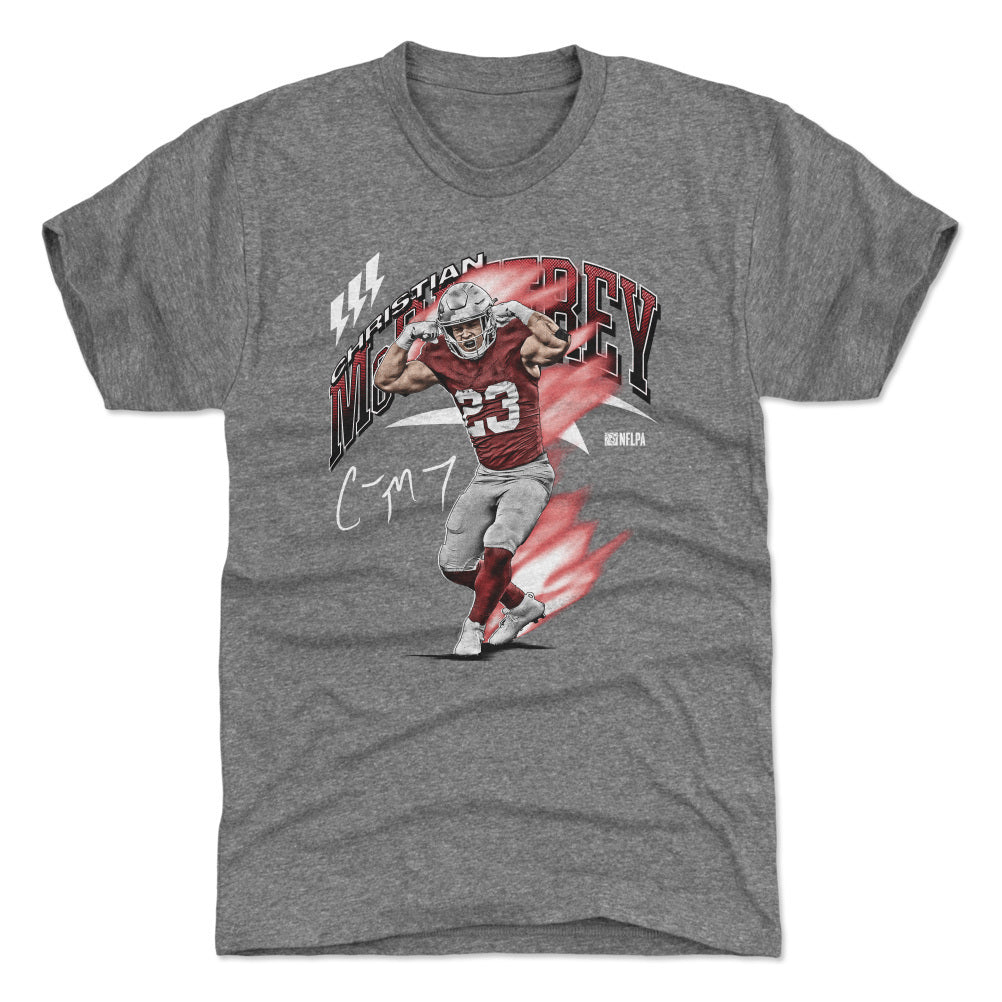 Christian McCaffrey Men&#39;s Premium T-Shirt | 500 LEVEL