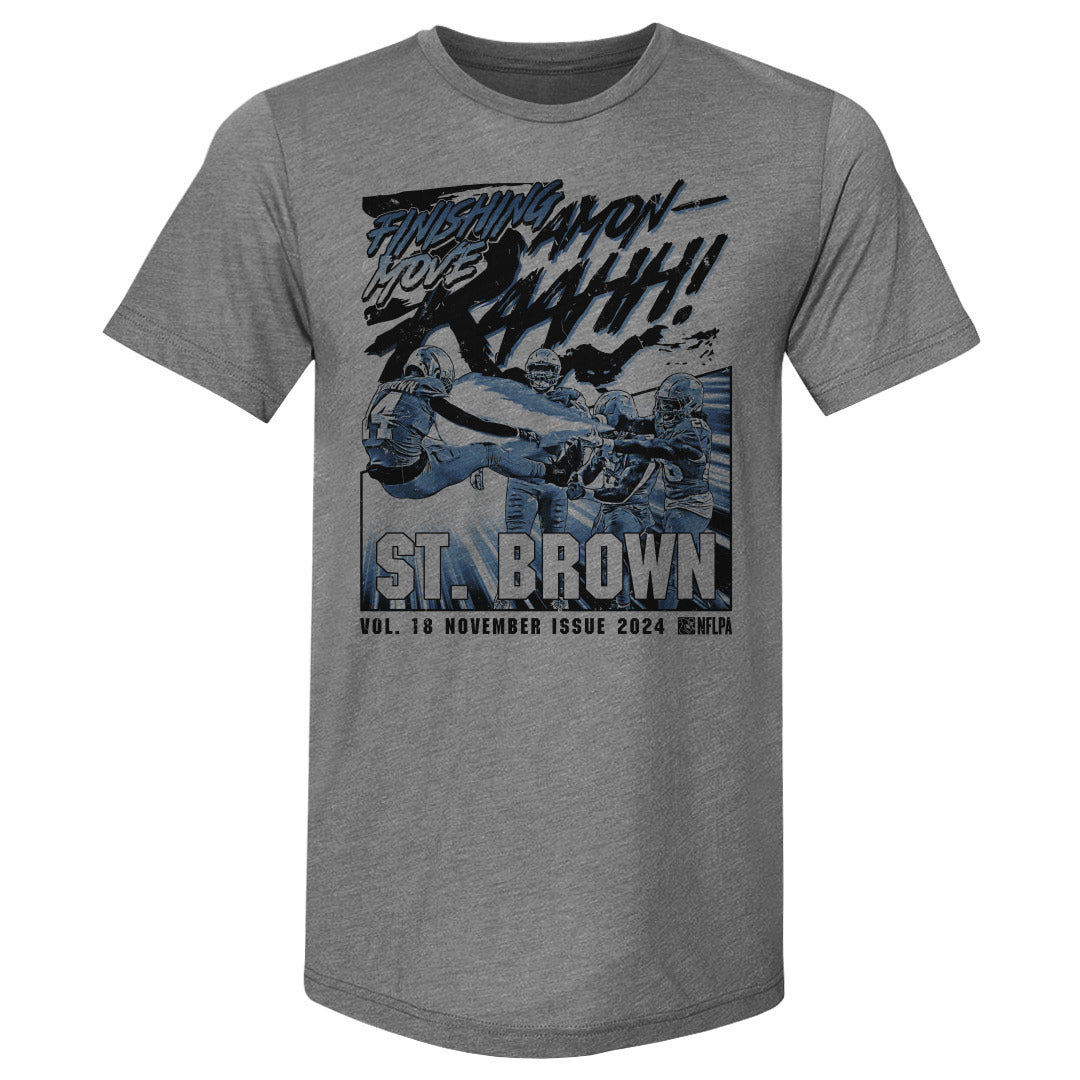 Amon-Ra St. Brown Men&#39;s Premium T-Shirt | 500 LEVEL