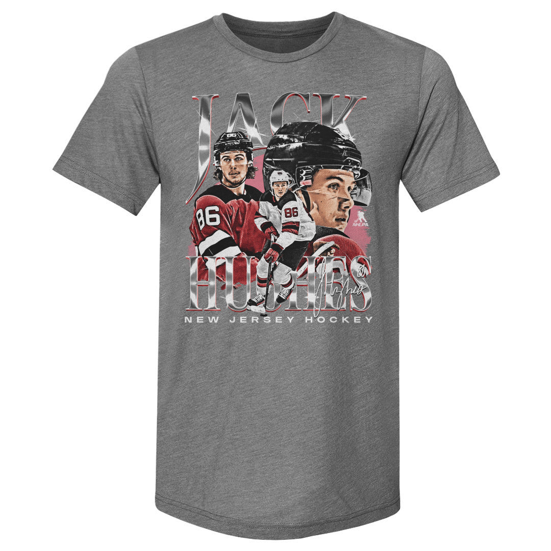 Jack Hughes Men&#39;s Premium T-Shirt | 500 LEVEL