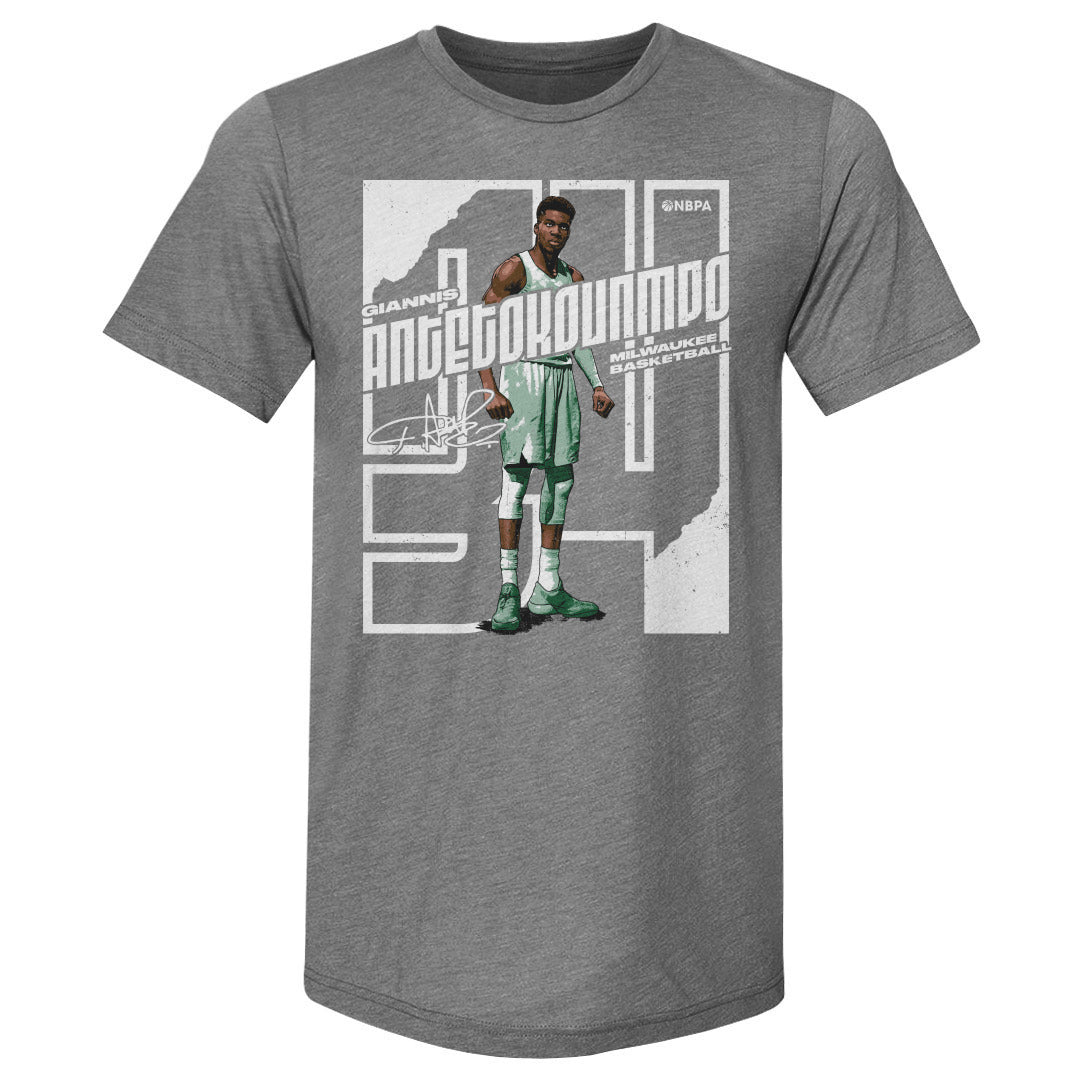 Giannis Antetokounmpo Men&#39;s Premium T-Shirt | 500 LEVEL