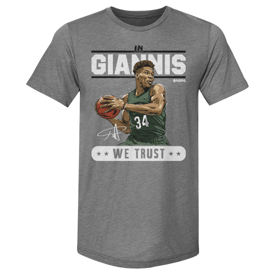 Giannis Antetokounmpo Men&#39;s Premium T-Shirt | 500 LEVEL