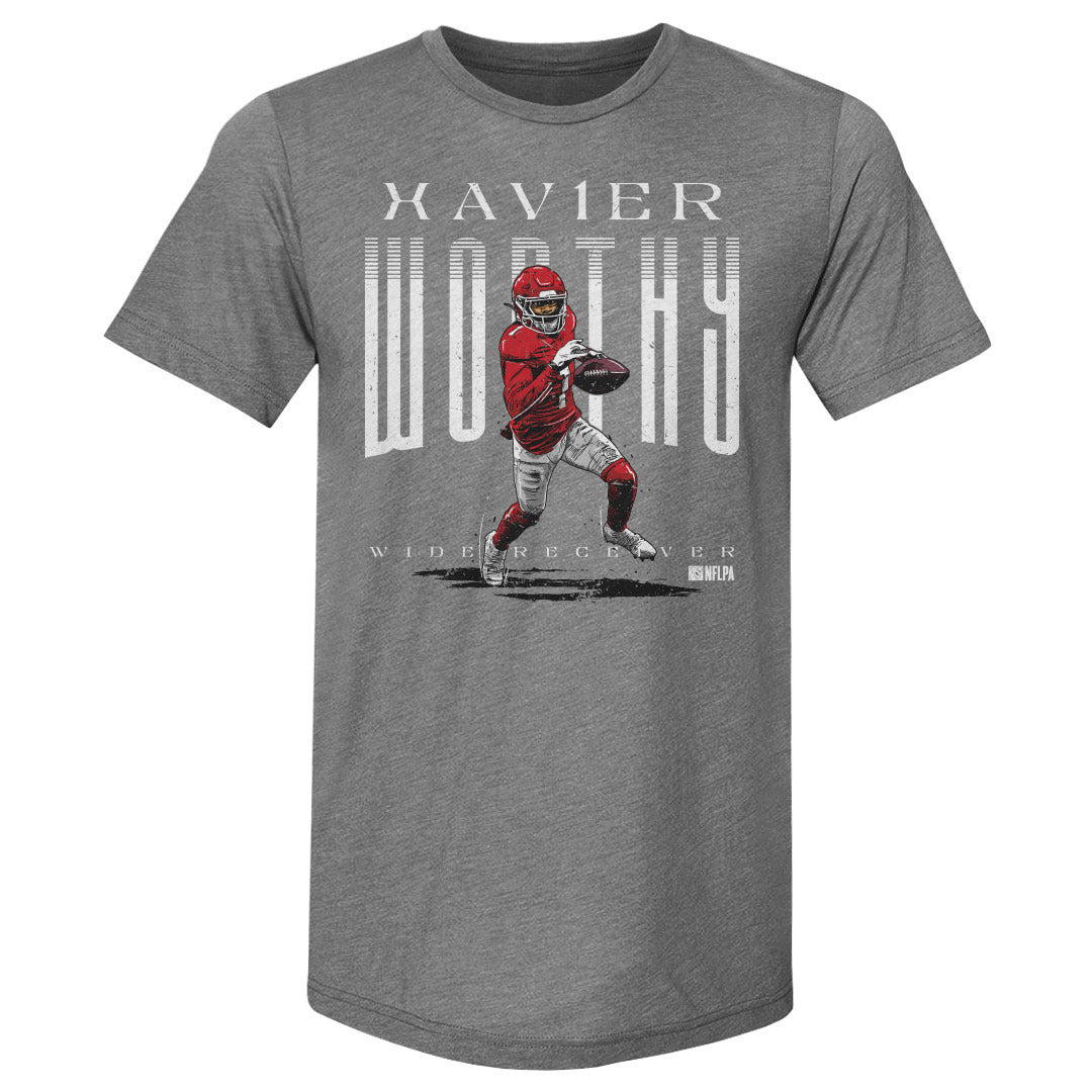 Xavier Worthy Men&#39;s Premium T-Shirt | 500 LEVEL