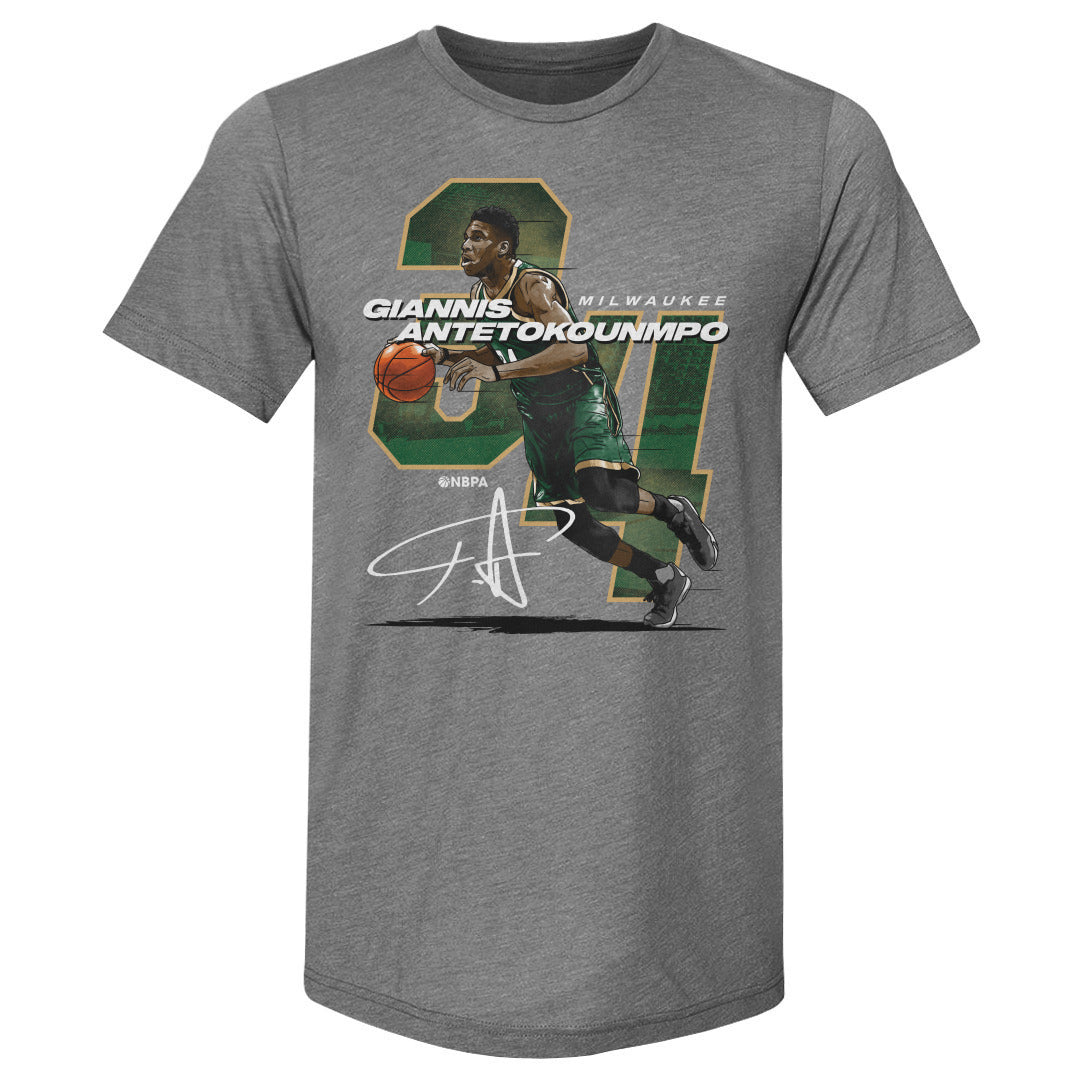 Giannis Antetokounmpo Men&#39;s Premium T-Shirt | 500 LEVEL