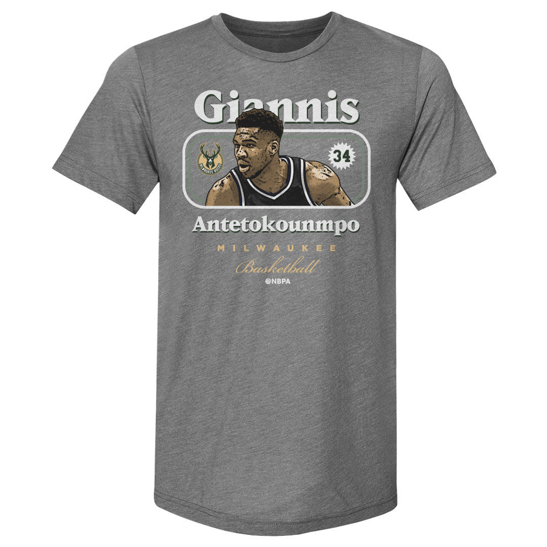 Giannis Antetokounmpo Men&#39;s Premium T-Shirt | 500 LEVEL