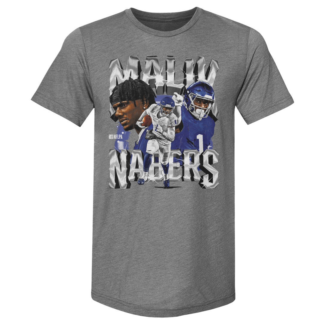 Malik Nabers Men&#39;s Premium T-Shirt | 500 LEVEL