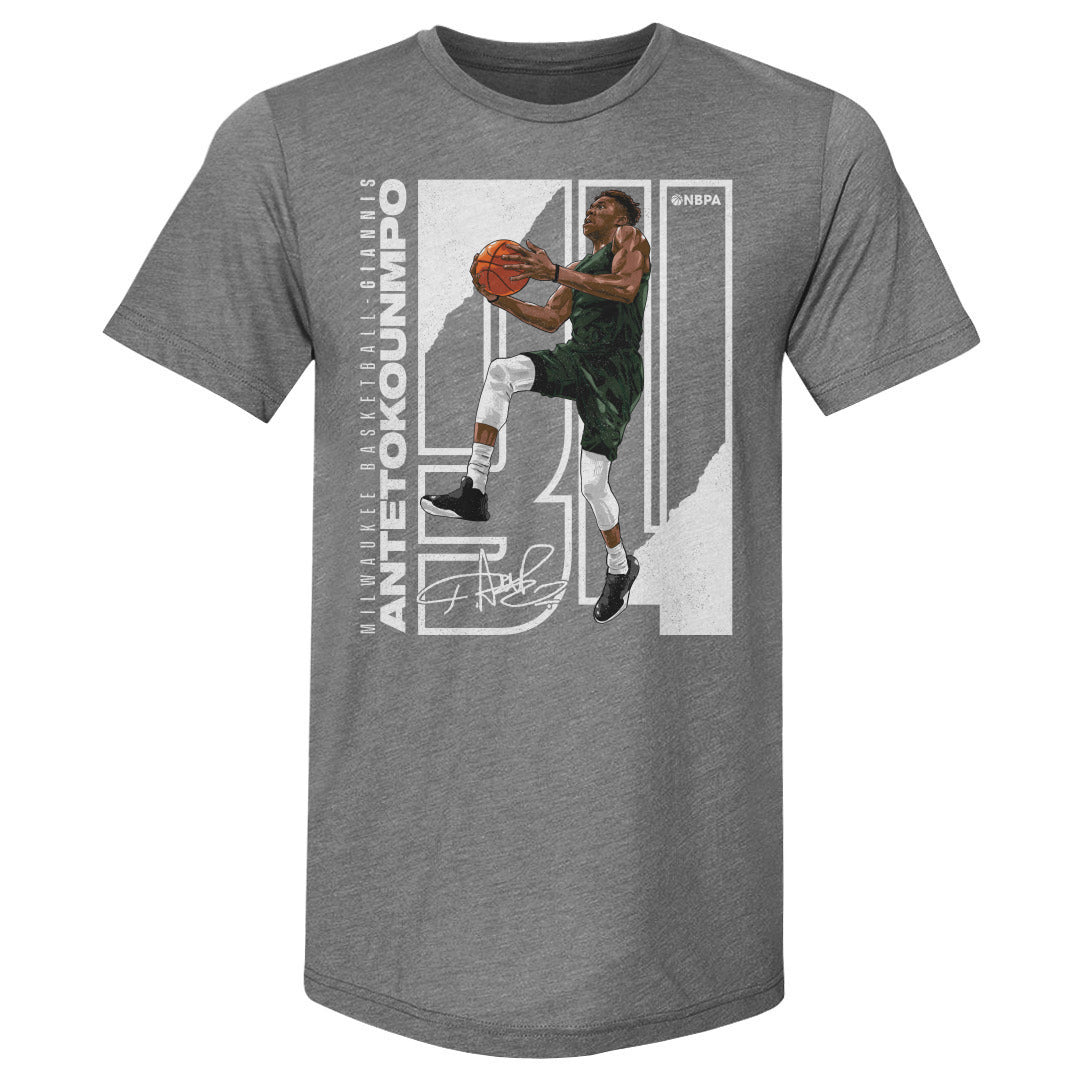 Giannis Antetokounmpo Men&#39;s Premium T-Shirt | 500 LEVEL