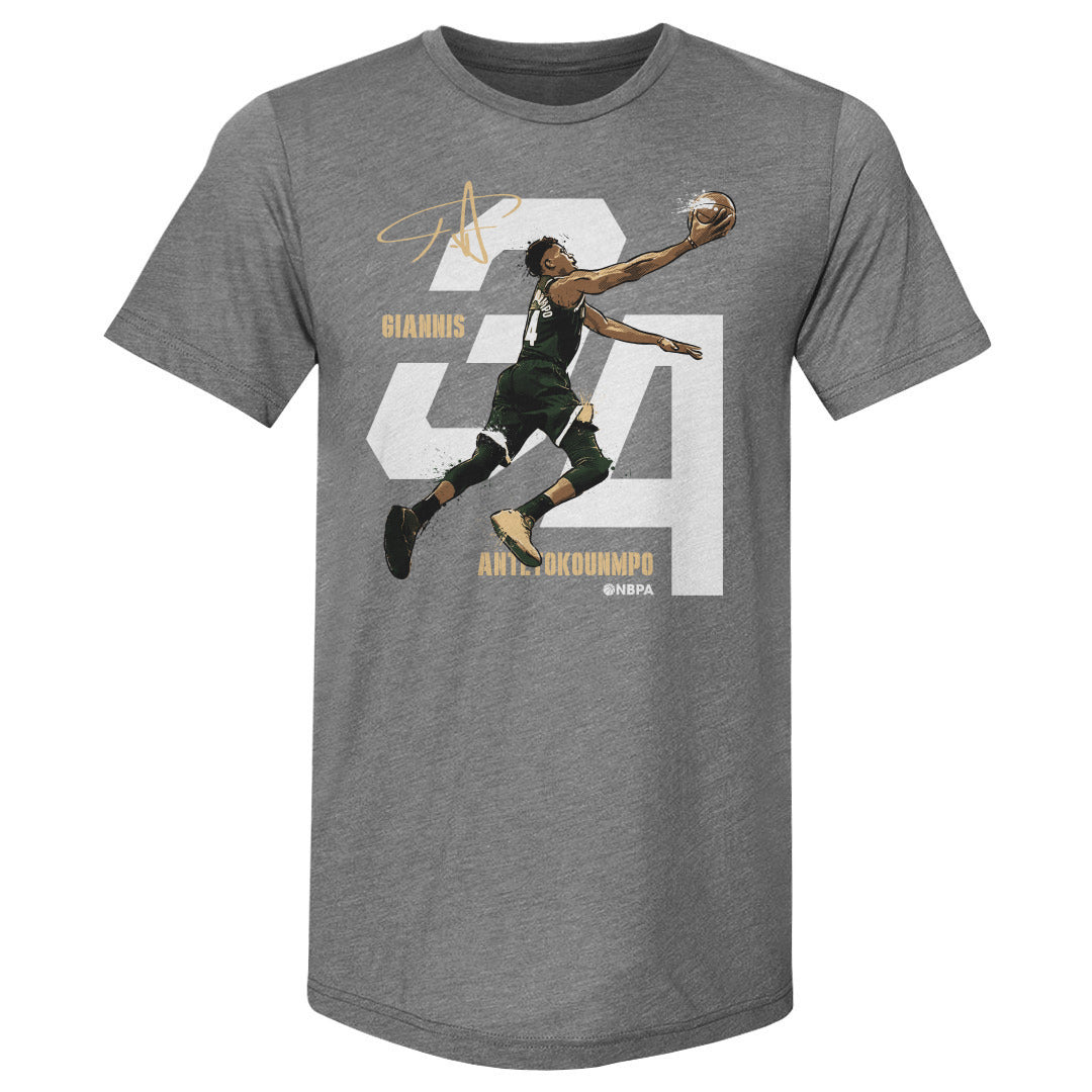 Giannis Antetokounmpo Men&#39;s Premium T-Shirt | 500 LEVEL