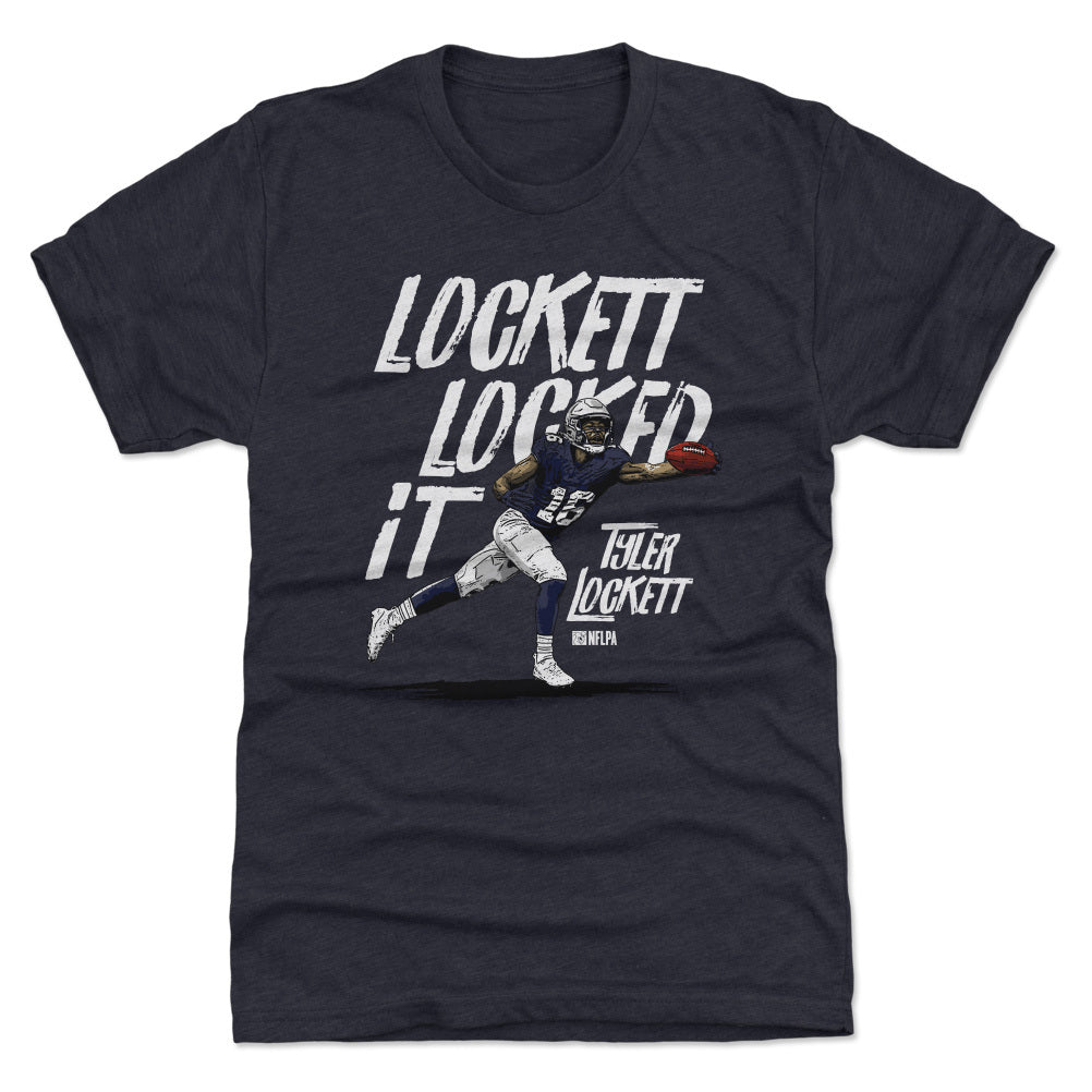 Tyler Lockett Men&#39;s Premium T-Shirt | 500 LEVEL