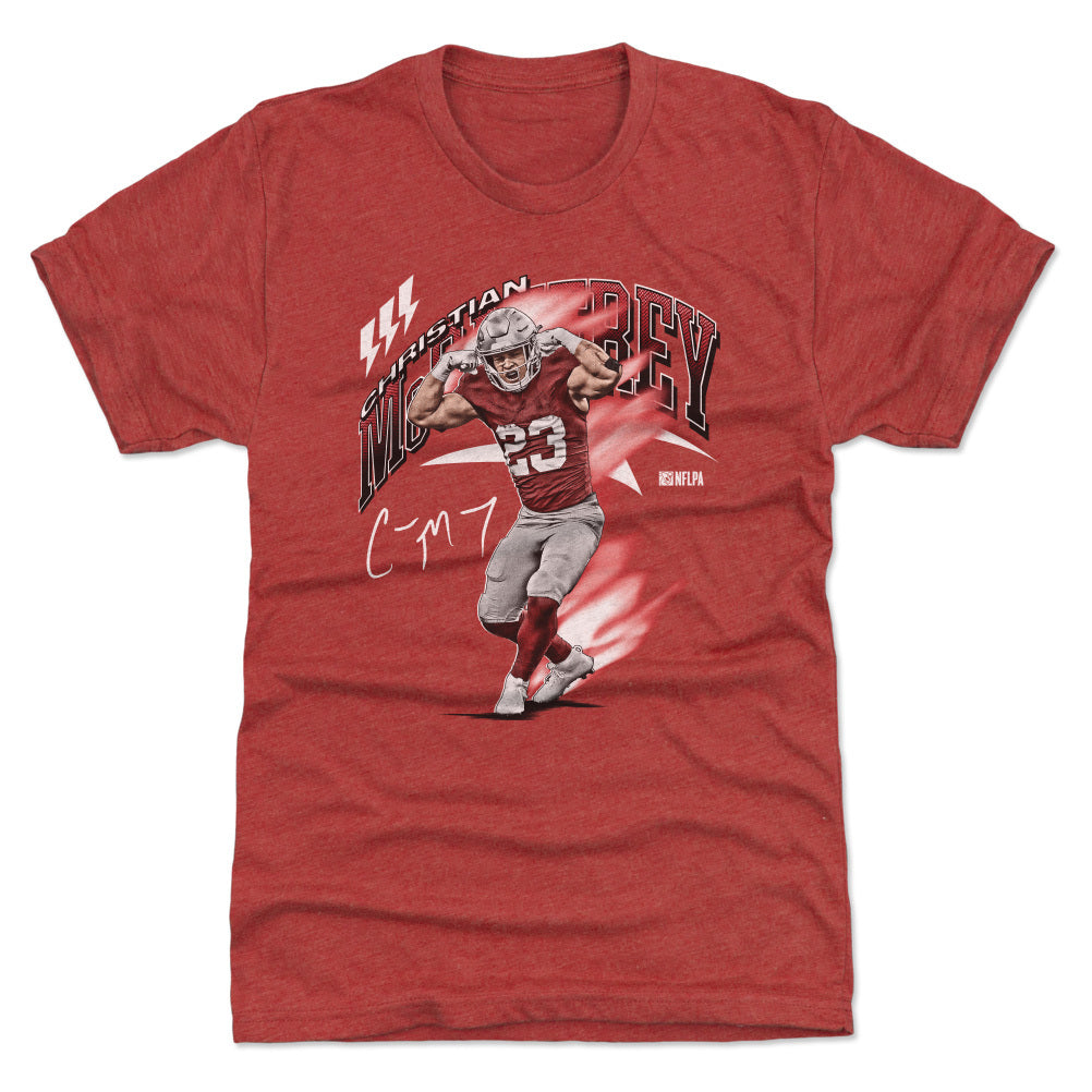 Christian McCaffrey Men&#39;s Premium T-Shirt | 500 LEVEL