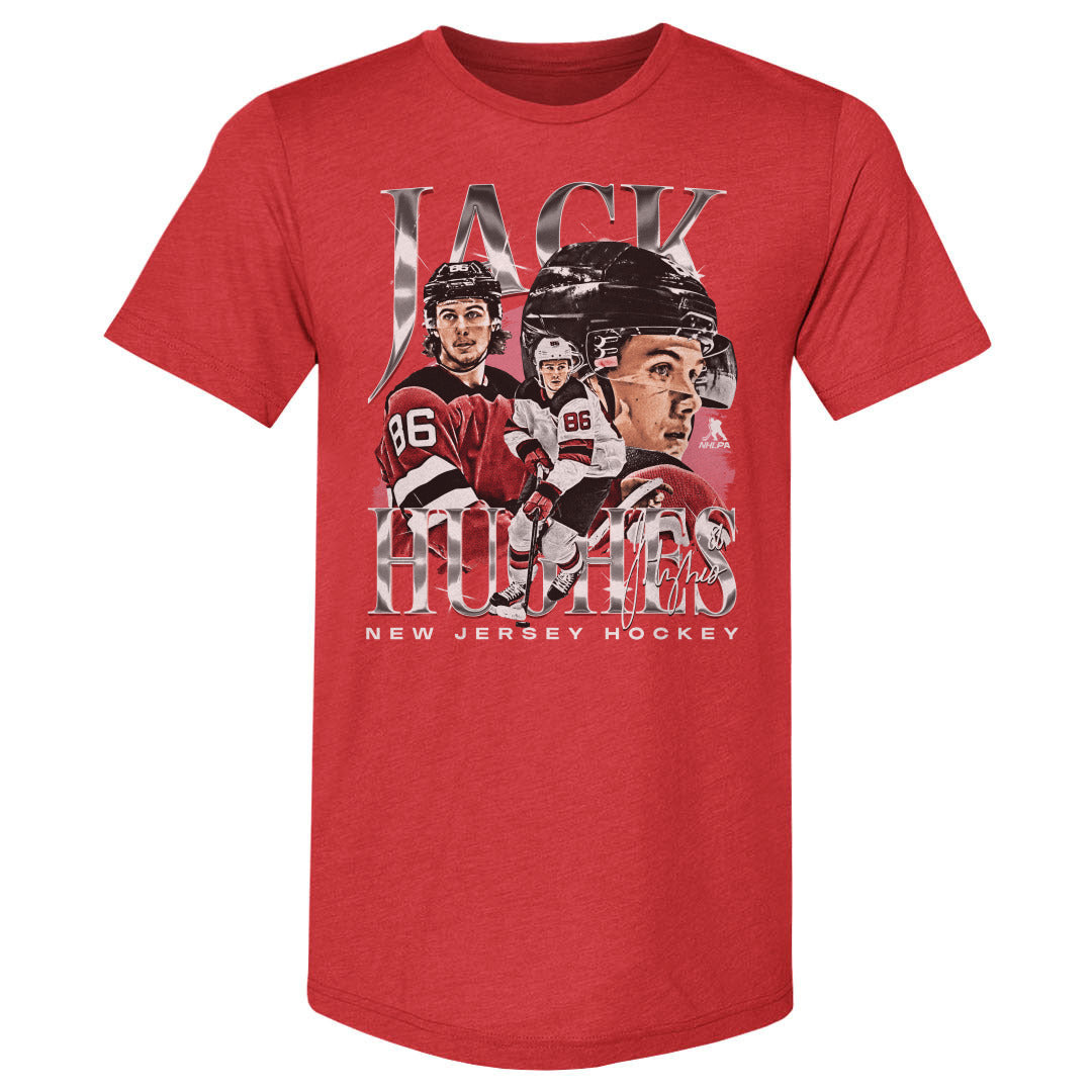 Jack Hughes Men&#39;s Premium T-Shirt | 500 LEVEL