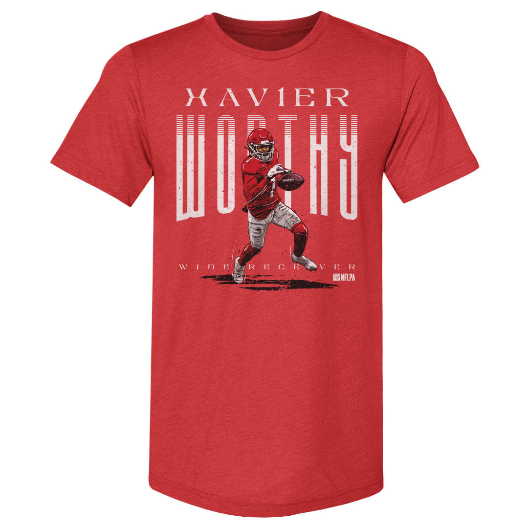 Xavier Worthy Men&#39;s Premium T-Shirt | 500 LEVEL