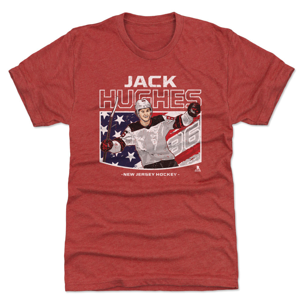 Jack Hughes Men&#39;s Premium T-Shirt | 500 LEVEL