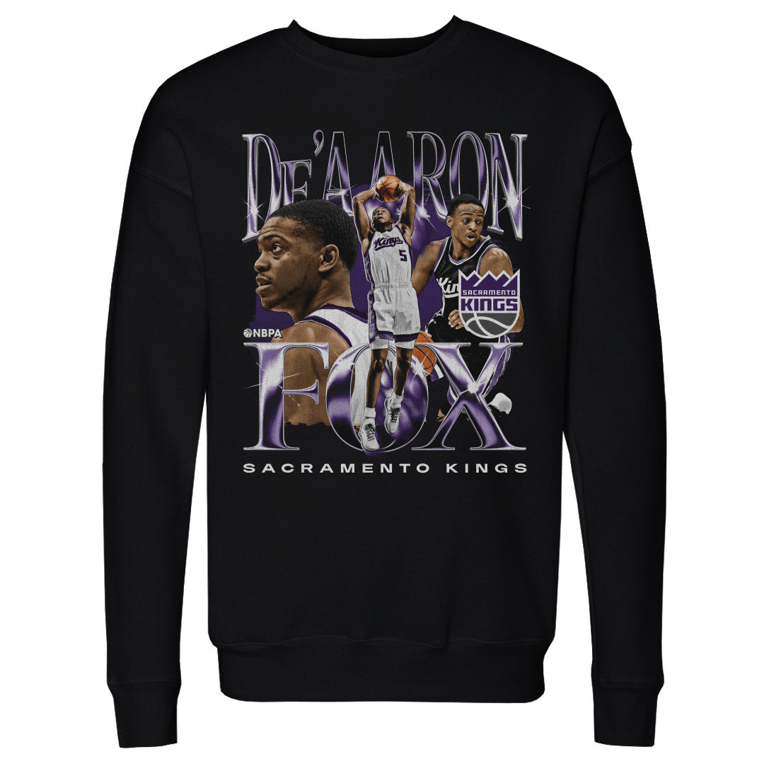 De&#39;Aaron Fox Men&#39;s Crewneck Sweatshirt | 500 LEVEL