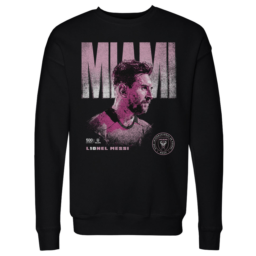 Lionel Messi Men&#39;s Crewneck Sweatshirt | 500 LEVEL