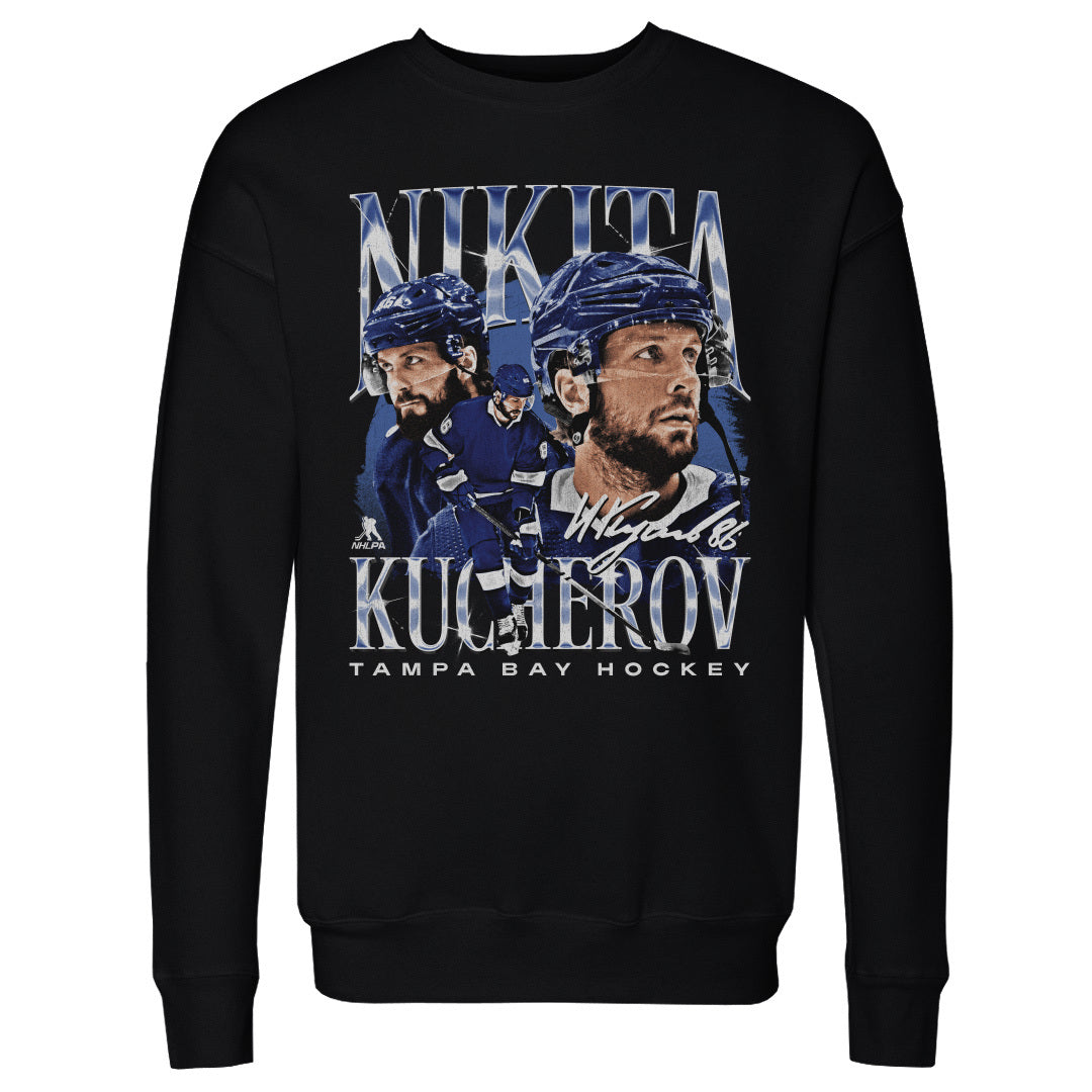 Nikita Kucherov Men&#39;s Crewneck Sweatshirt | 500 LEVEL