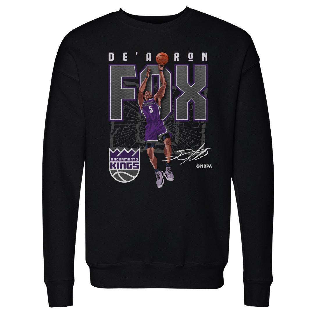 De&#39;Aaron Fox Men&#39;s Crewneck Sweatshirt | 500 LEVEL